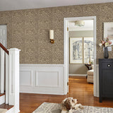 JiffDiff Leopard Print Peel and Stick Wallpaper, Waterproof Removable Self Adhesive Textured Wall Paper, Yellow Unique Funky Cheetah Contact Paper for Bedroom and Bathroom 120"X17.3"(14.4 sq. ft)