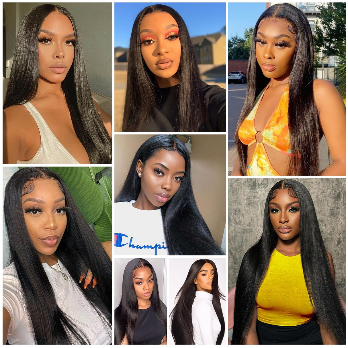 10A Straight Bundles Human Hair 20 22 24 Inch Unprocessed Brazilian Virgin Hair Bundles Straight Hair 3 Bundles Weave Bundles Human Hair Extension