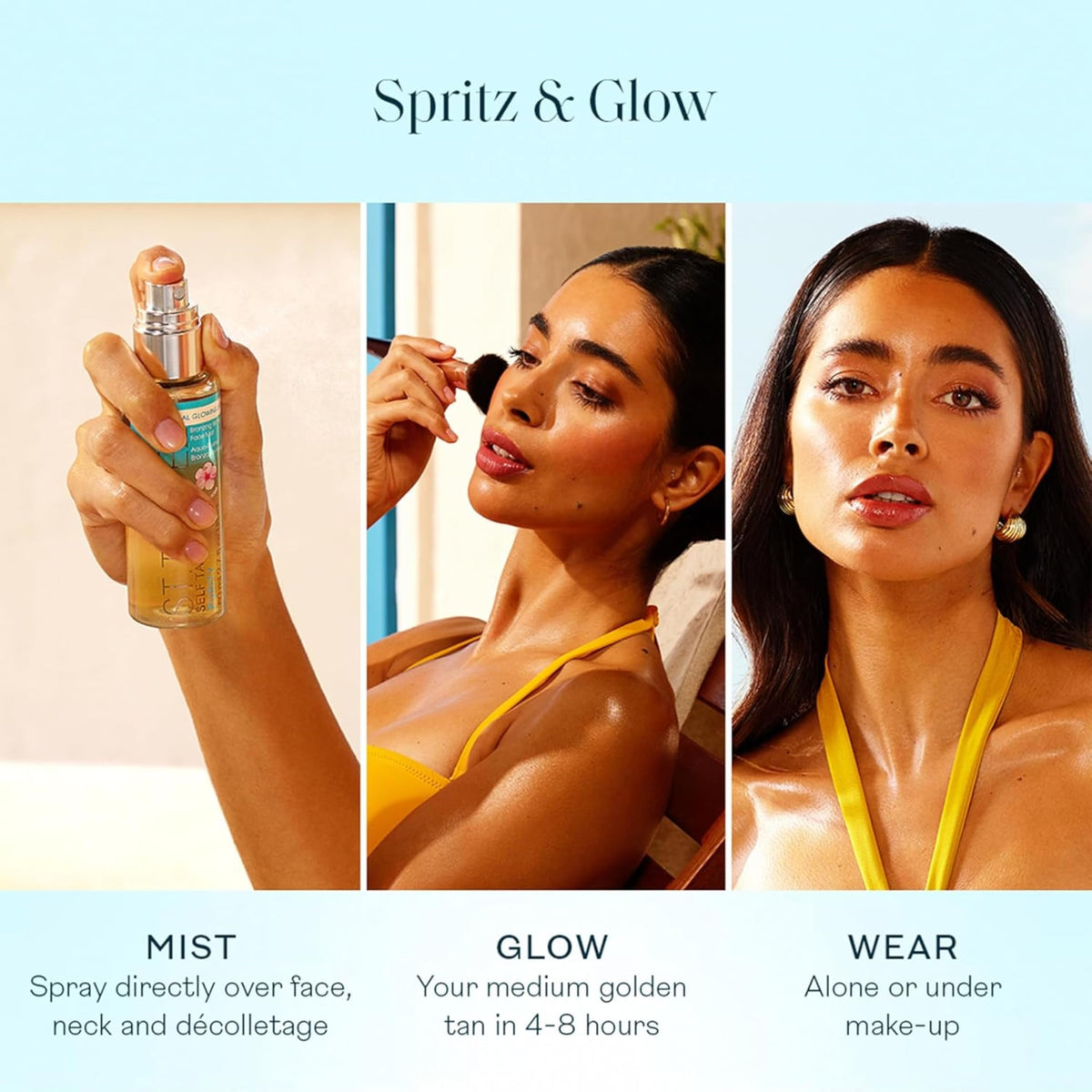 St.Tropez Self Tan Purity Face Mist, Natural Glow, 2.7 Fl Oz