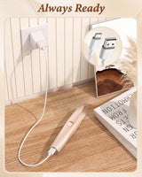 Eyebrow Trimmer Facial Hair Removal for Women: 2 in 1 Rechargeable Face Shaver and Eyebrow Razor - Painless Electric Hair Remover Device for Peach Fuzz Fine Hairs Upper Lip Chin