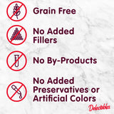 Delectables Squeeze Up Creamy Squeezable Puree, Lickable Wet Cat Treats, Grain Free, No Added Fillers, No By-Products, No Added Preservatives, 0.5 Ounces Tube Chicken Flavor, 32 Tubes Total