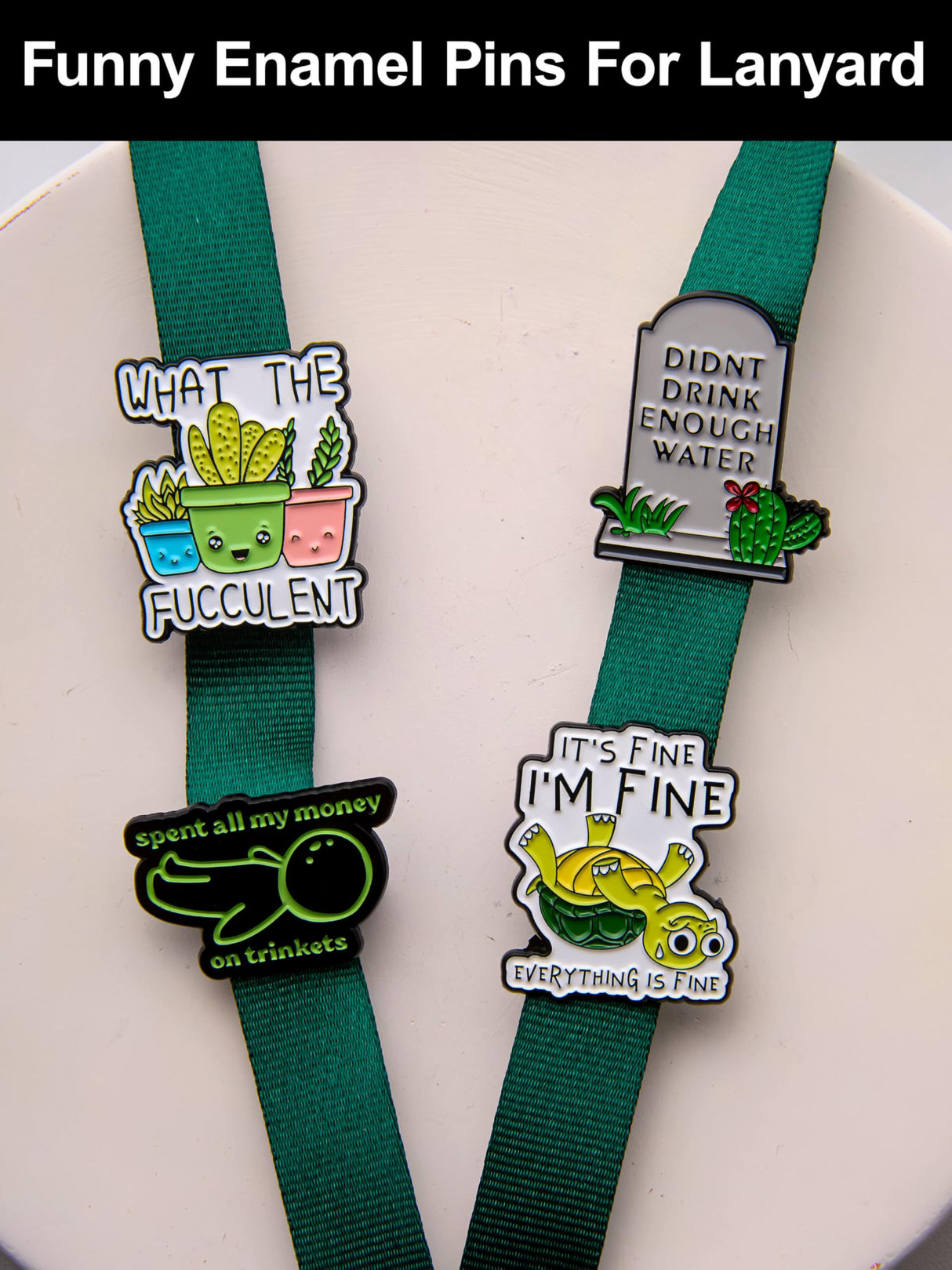 Funny Enamel Pins for Adults – Metal Humorous Sarcastic Pins for Backpacks, Jackets & Hats – Gift for Coworkers & Friends (Funny)