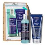 Kiehl's Essentials Men's Skincare Gift Set - $75 Value Routine Including Facial Fuel Cleanser and Moisturizer - Awaken & Hydrate Skin