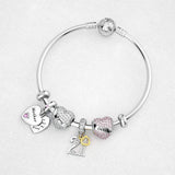 DALARAN 4PCS Stopper Charms Fit Pandora Bracelet Rubber Spacer Beads
