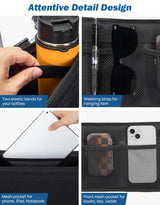 JOYTUTUS Walker Basket for Folding Walker, Basket for Walkers for Seniors, Rollator Walkers Storage Bag,Bag with Big Capacity & Never Tipping Over, Best Gift for Father Mother