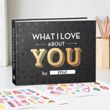What I Love about You Book - Fill-in-the-Blank Book for Men, Boyfriend, Women, Girlfriend, Husband, Wife, Him, Her - Couples Gifts for Anniversary, Christmas & More - Stocking Stuffer for Men, Women