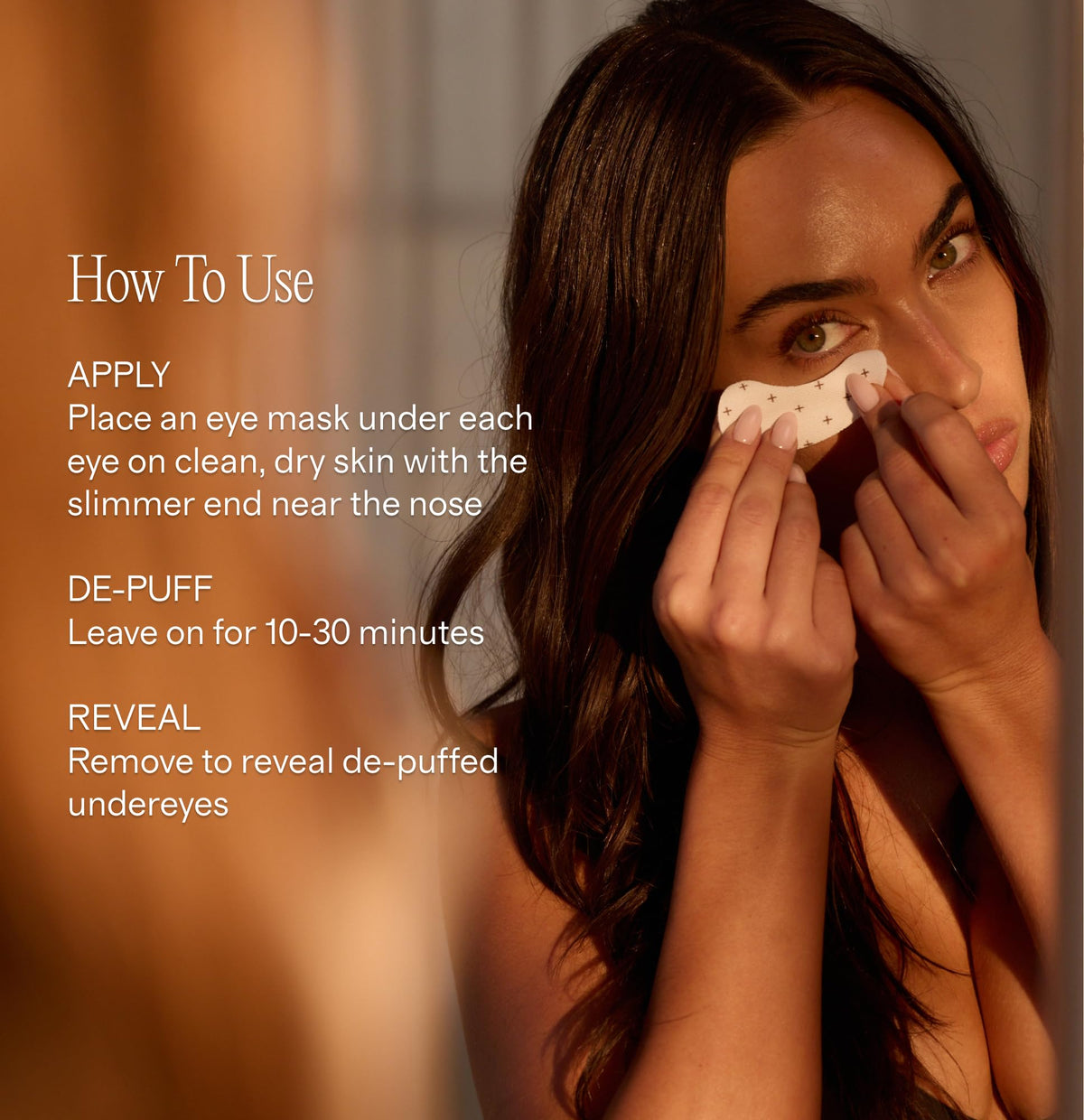 + Lux Unfiltered - Iced Latte Cooling Under Eye Patches - Eye Masks