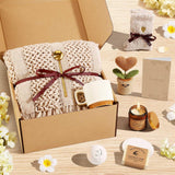 Uwingess Get Well Soon Gift Baskets for Women Self Care Gifts, Spa Care Package Inspirational Thinking of You Sympathy Gifts, Christmas Birthday Gift for Women Friends Mom Sister Grandma