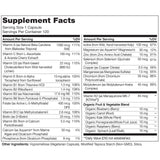 NATURELO Mens Multivitamins - One Daily Multivitamin for Men with Vitamins, Minerals & Organic Whole Foods, Boost Energy & Health, Non-GMO, 120 Vegetarian Capsules