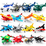 JOYIN 16 Pcs Pull Back Airplane Toys, Boys Plane Playset, Aircraft Incl Helicopter, Fighter, Bomber, Gifts for Toddler Kids 3+ Years Old, Christmas Kids Gifts, Treasure Box Toys for Classroom