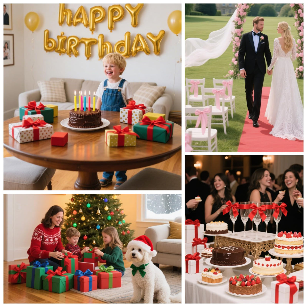 NESCCI 800 Yards Ribbon,1-1/2 Inch Satin Ribbon,Single Face Satin Ribbons, Perfect for Gift Wrapping,Wedding Decoration,Handmade Bows,Wrapping Bouquet and More