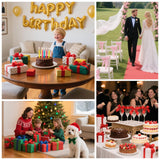 NESCCI 800 Yards Ribbon,1-1/2 Inch Satin Ribbon,Single Face Satin Ribbons, Perfect for Gift Wrapping,Wedding Decoration,Handmade Bows,Wrapping Bouquet and More