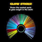 JOYIN 400 Pcs 8" Glowsticks, Halloween Supplies Pack, Bracelets Necklaces, Glow in the Dark Party Favors, Easter, Christmas, Football Party Supplies