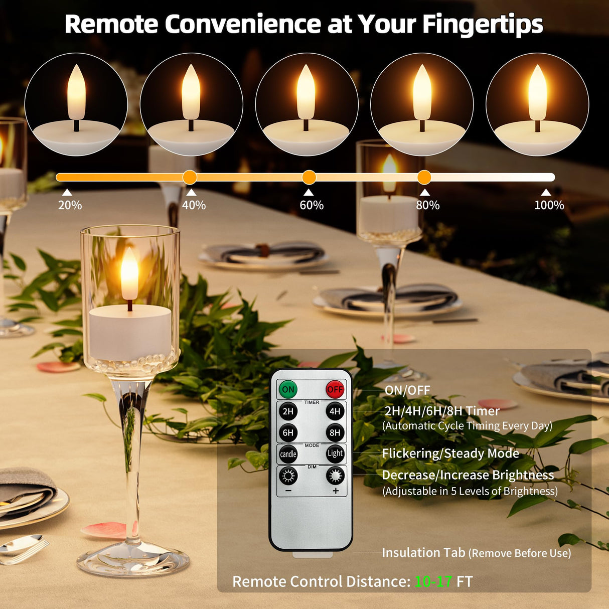 Rechargeable Flameless Tea Lights Candles with Charging Station 12Pcs Battery Tea Lights Candles with Remote & Timer LED Tealight Flickering Realistic for Home Christmas Wedding Decor - White