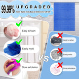 4 Pieces African Net Sponge – Premium African Net Sponge for Deep Exfoliation Quick-Dry and Reusable Mesh for Smooth Skin（Yellow Pink Purple Blue）