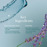 Hylunia Colloidal Silver Mist Toner 5.1 fl. oz. – Hydrating Versatile Toner for Acne-Prone Inflamed Skin | Infused with Colloidal Silver & Lavender for Glowing Skin Cuts & Burns, Body-Refresher