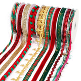 LaRibbons Christmas Ribbon for Crafts, 10 Rolls, 47 Yards Total