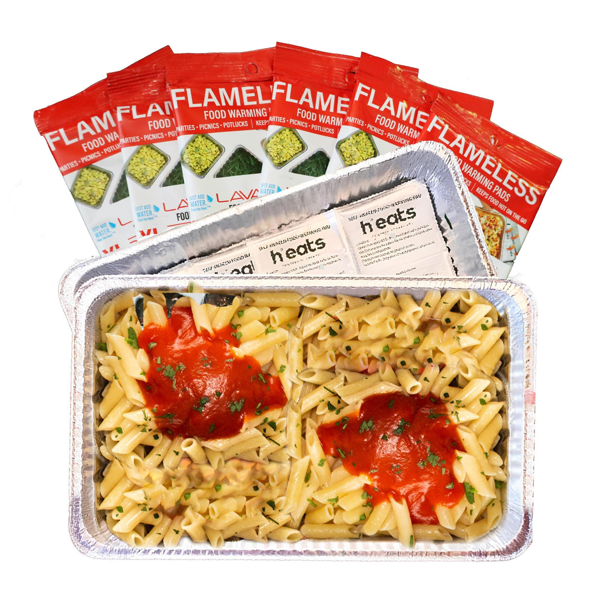 Flameless Food Warming Pads (6 Pack) - Food Warmers for Parties Buffet Disposable - Party Buffet Servers and Warmers for Full Size Pans - Heating Pads for Chafing Dish- Must-Have Catering Supplies
