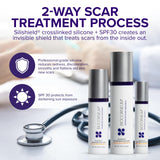 Biocorneum Advanced Scar Treatment with Silishield® & SPF 30 10g – Made in the USA, Fast-Drying, Silicone Scar Gel - Surgeon Recommended for New & Old Scars - Suitable for Children Over 6 Months