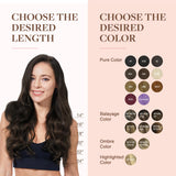GOO GOO Clip in Hair Extensions Real Human Hair, Remy Human Hair Extensions Clip ins for Women, Natural Human Hair, 20inch 120g 7Pcs, 2A Light Brown