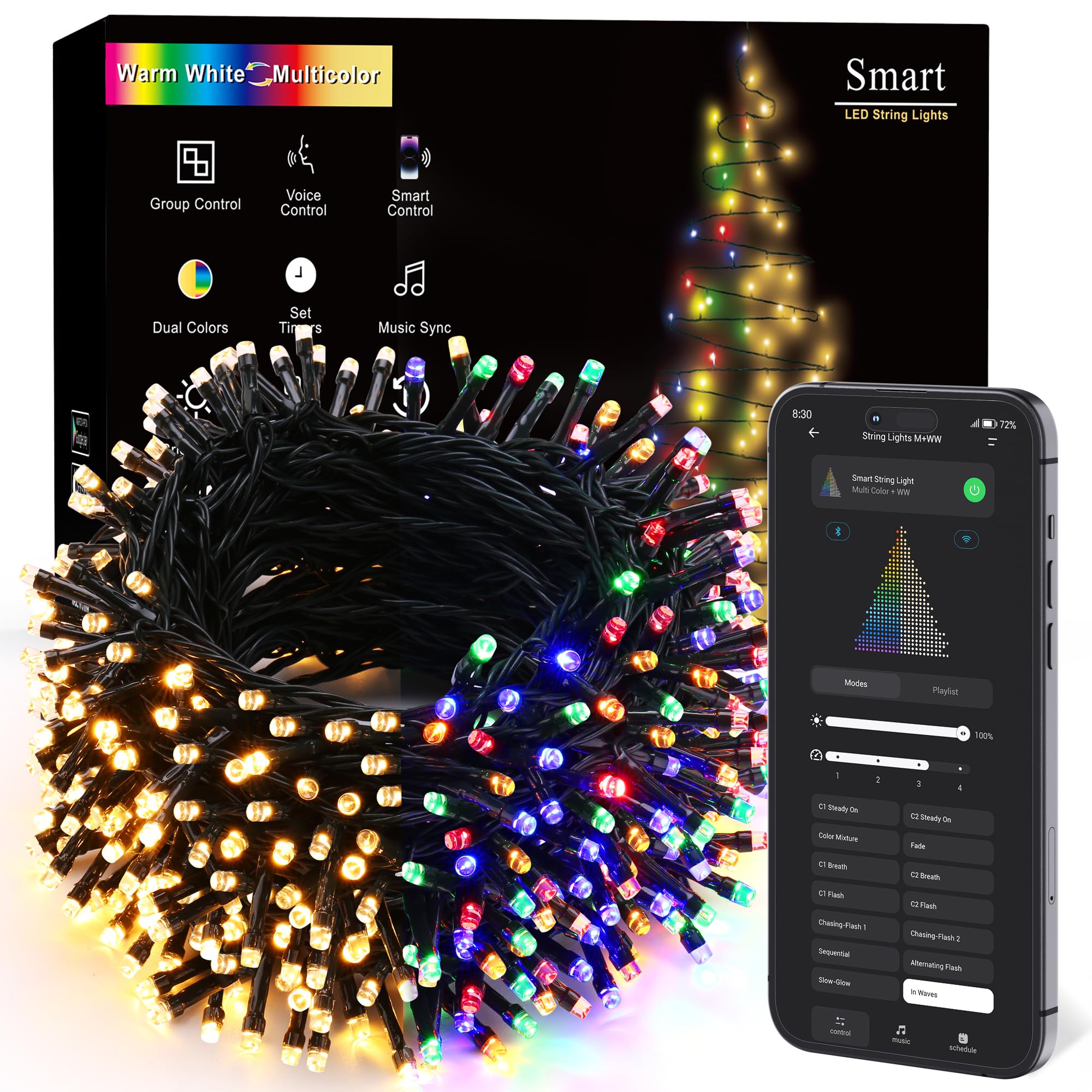 Brizled Christmas Lights