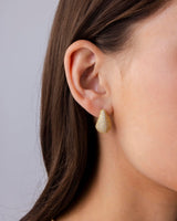 PAVOI CZ Chunky Statement Drop Earrings for Women, 925 Silver, Yellow Gold