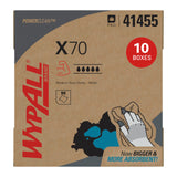 WypAll PowerClean X70 Cloths Medium Duty Wipes (41455), Pop-Up Box, Long Lasting Towels, White (10 Packs of 96 Sheets, 960 Sheet Total)