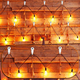 HiGift 36 Pack Light Hanger Hooks, White Stainless Steel Screw in Hook for Hanging Outdoor Lights, Rope Light Clips for Christmas and Holiday Decor, Wire and Fairy Led Lights