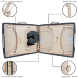 EARTHLITE Portable Massage Table HARMONY DX – Foldable Physiotherapy/Treatment/Stretching Table, Eco-Friendly Design, Hard Maple, Superior Comfort incl. Face Cradle & Carry Case (30" x 73")