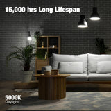 BUBO Ceiling Fan Light Bulbs 60 Watt Equivalent, 5.5W E12 LED Bulb Daylight 5000K, Fan Light Bulb, Small Base LED Light Bulbs 120V, Candelabra Base, Non-Dimmable, 10 Pack