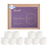 Bundle of LEVOIT 10-Pack Top Fill Humidifier Replacement Filters and 3-Pack Humidifier Water Softener, Demineralization Cartridge