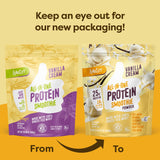 FlavCity Grass Fed Whey Protein Powder - Vanilla Smoothie - 25g Protein & 10g Collagen - Made with Real Vanilla Bean & Organic Coconut Milk - Gluten Free & No Added Sugars (20 Servings)