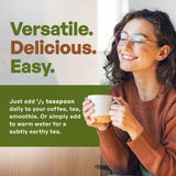 Go Nutra - Dandelion Root Powder, Potent 10:1 Dandelion Root Extract with 4% Flavonoids, Pure and Clean Dandelion Root Powder for Tea, Coffee, Milk, Yogurt, and More, Non-GMO, Vegan-Friendly, 1lb