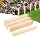 25 Pcs 12 Inch Wood Stakes, Sturdy Wooden Garden Stakes with Pointed Tip