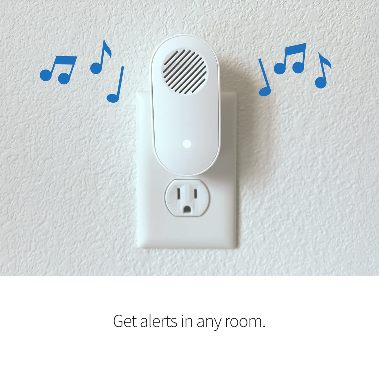 Arlo Chime 2 with Built-in Siren, Audible Alerts & Customizable Melodies – Wi-Fi Enabled, Compatible with Doorbell & Security Cameras (Renewed)