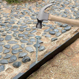 Artificial Turf Stakes Galvanized Spiral Landscape Spikes 6IN Weed Barrier Fabric Stakes for Paver Edging, Gardening Lawn Edging, Carpentry and More (52 PC)