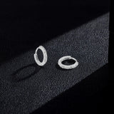 Carffordo 925 Sterling Silver Hoop Earrings for Women Small Huggie Earrings