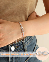 UNGENT THEM Daughter Birthday Gifts from Mom Mother Adult Daughter Bracelet