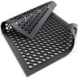 Lifetime Supplies 36" x 24" Commercial Rubber Floor Mat | Safety Water Drainage | Non Slip Anti Fatigue Mat for Restaurant, Kitchen, Indoors, Outdoors and Entryway