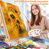 Christmas Gifts Birthday Gifts, Art Kits Art Sets, Aesthetic Cute Preppy Stuff Art Supplies, Soucolor 192-Pack Deluxe Drawing Stuff with Acrylic Pad, Watercolor Book and Sketch Book, Canvases, Brushes