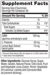 OLLY Goodbye Stress Gummy, GABA, L-Theanine, Lemon Balm, Stress Relief Supplement, Berry - 60 Count