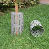 Plastic Tree Trunk Protectors, Nursery Mesh Bark Guard - 6 Pack