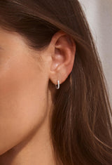 Carffordo 925 Sterling Silver Hoop Earrings for Women Small Huggie Earrings