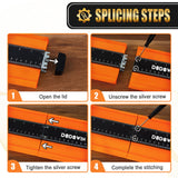 dodowin Connectable Contour Gauge 10+5inch, Mens Christmas Gifts for Dad Him Husband,Stocking Stuffers for Adult Men, Super Gauge Outline Shape Tool, Woodworking Tools,Anniversary Birthday Gifts Idea