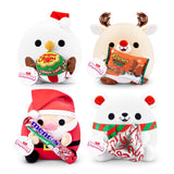 Snackles Christmas Snowman & Chupachups 14 Inch Plush by ZURU, Ultra Soft Plush, Collectible Plush with Real Licensed Brands, Stuffed Animal, Giftable, Holiday