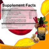 Amua VitalDrops with Ashwagandha, Fenugreek,Maca Root Drops and L-Arginine Liquid Multivitamin for Women and Men,Made with 100% Natural Ingredients (1pcs)