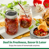Ball Regular Mouth Pint Glass Mason Jars, 16oz, 8-Count