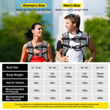 PACEARTH Weighted Vest,4lb/6lb/10lb/12lb/16lb/20lb/25lb/30lb Weight Vest with Reflective Stripe, Body Weight Vests Adjustable for Men, Women Workout, Strength Training, Running, Walking, Jogging