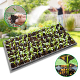 RooTrimmer 10 Pack 1020 Seed Starter Trays and 10 Pcs 72 Cell Plug Trays, Thick Durable Seedling Plastic Nursery Tray for TD538 1020 Tray Germination (10 Sets)