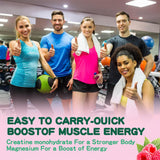 DANEW Pro Creatine Monohydrate Gummies for Men & Women-5g of Creatine Monohydrate per Serving - Sugar Free,Vegan, Raspberry Flavor, 120 Count